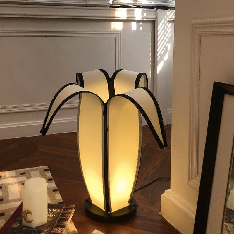 Artistic Table Lamp Banana Leaf Design With Warm Glow - Product detail 33