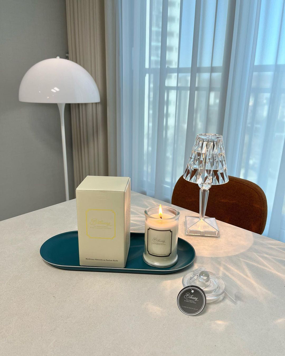Crystal LED Table Lamp Touch Control Color Changing Design - Product example
