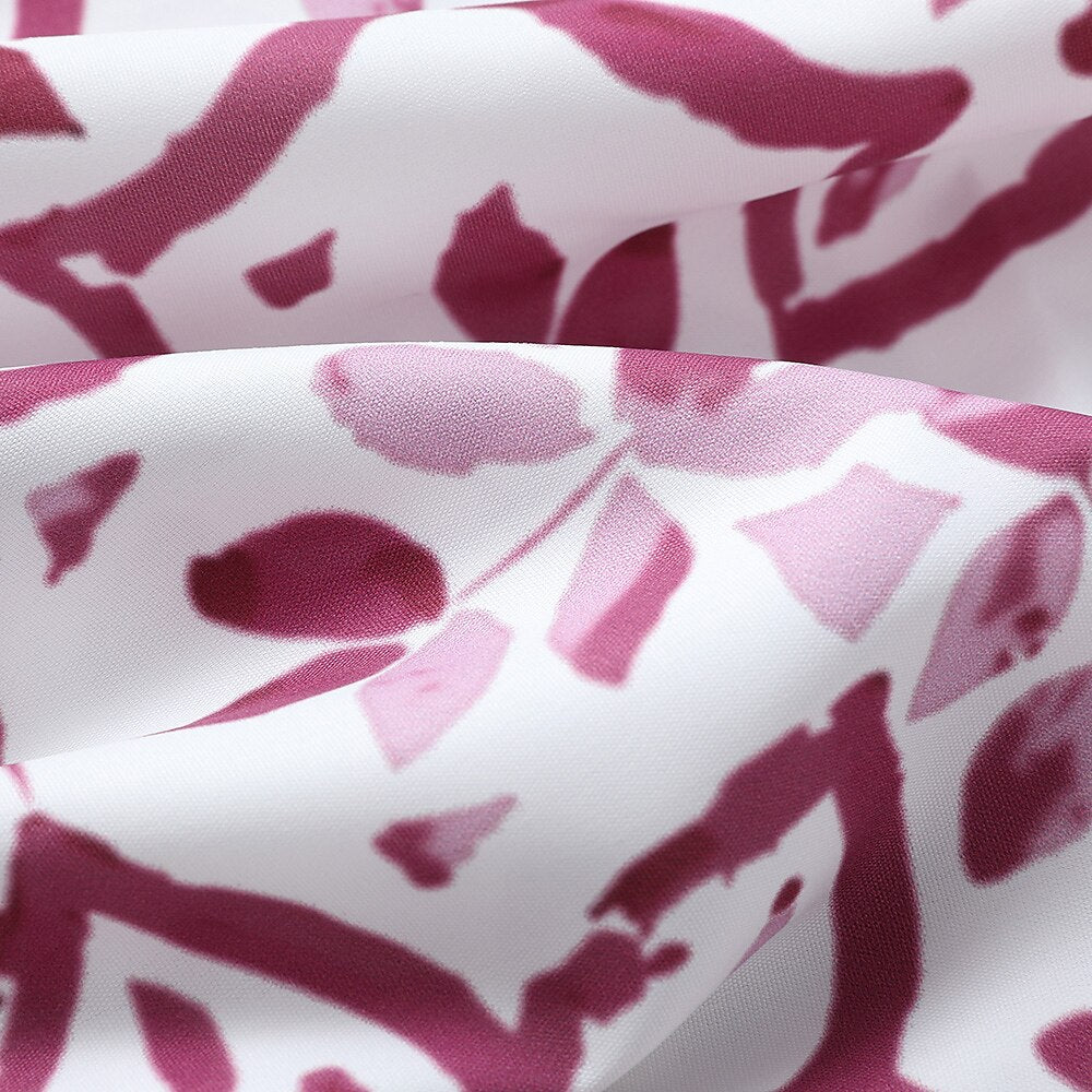 Traditional Dirndl Dress Mauve Bodice With Floral Cotton Skirt - Product detail 7