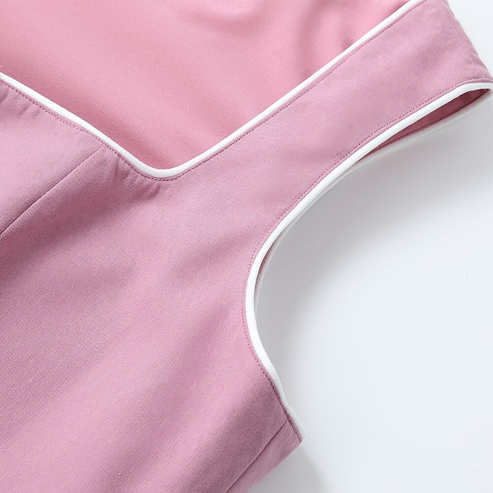 Traditional Dirndl Dress Mauve Bodice With Floral Cotton Skirt - Product detail 8