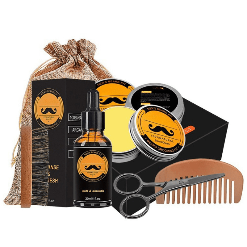 Beard Growth Kit Complete Care Set with Dermaroller and Natural Oils - Product detail 7