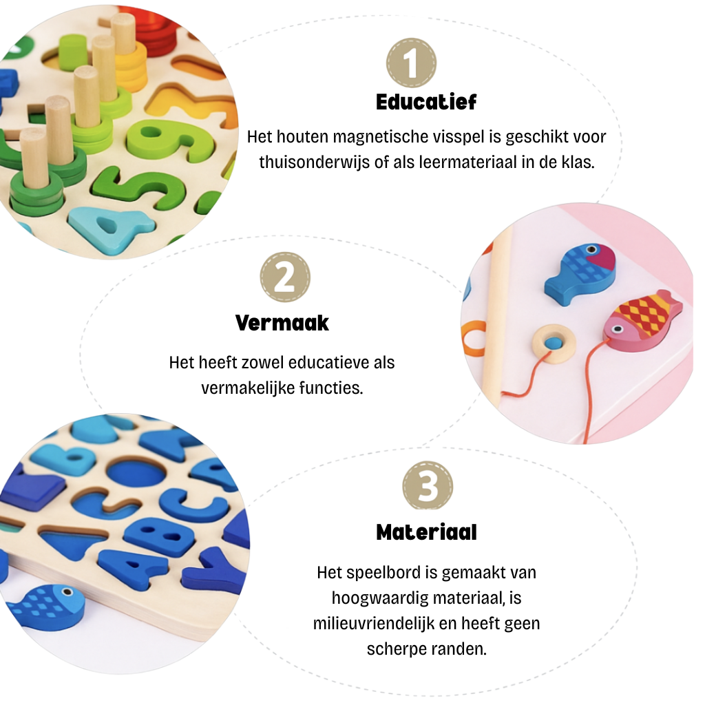 Montessori Learning Toy Wooden Number Puzzle Board Set - Product detail 7