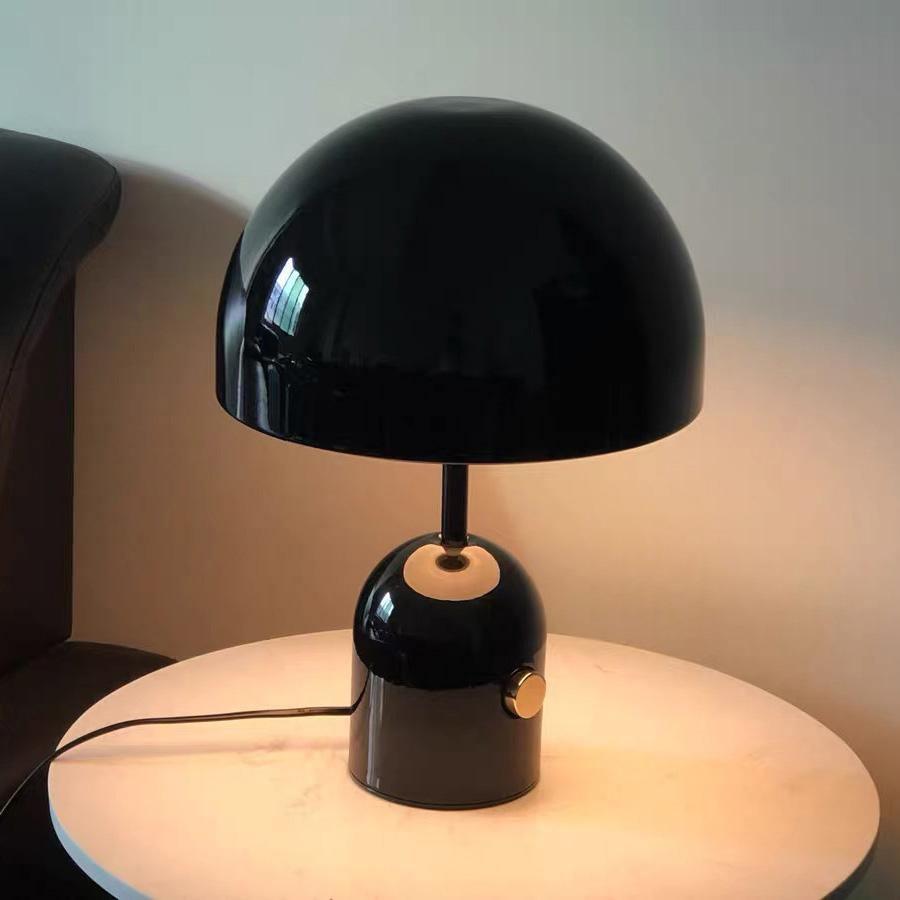 Modern Table Lamp Chrome Bell Glass Design - Product detail 27