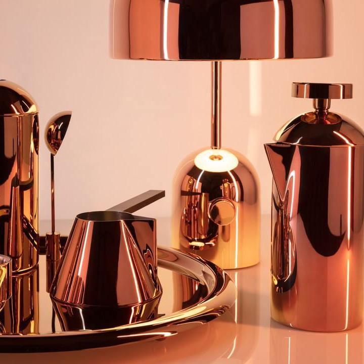 Modern Table Lamp Chrome Bell Glass Design - Product detail 19