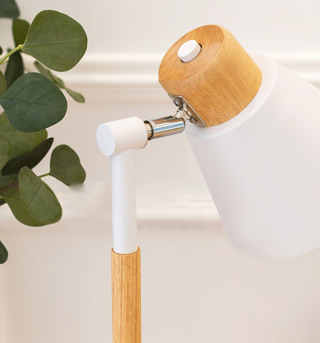 Modern Desk Lamp Wood and Metal Design - Product detail 7