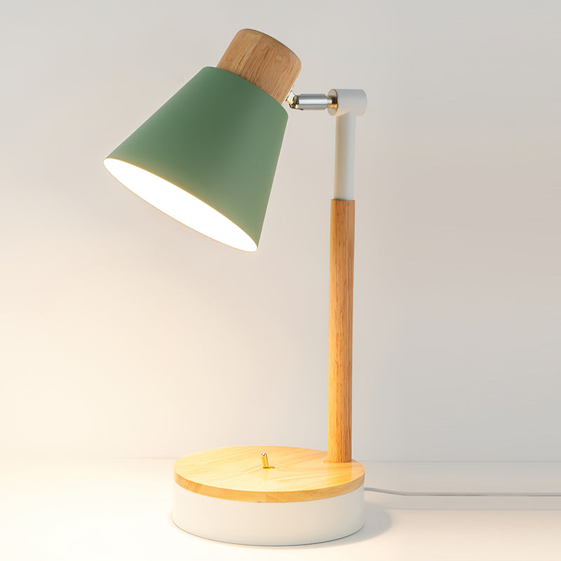Modern Desk Lamp Wood and Metal Design - Product detail 16