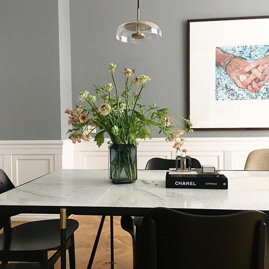 Modern Glass Pendant Light Brass and Frosted Dome Design - Detailed view