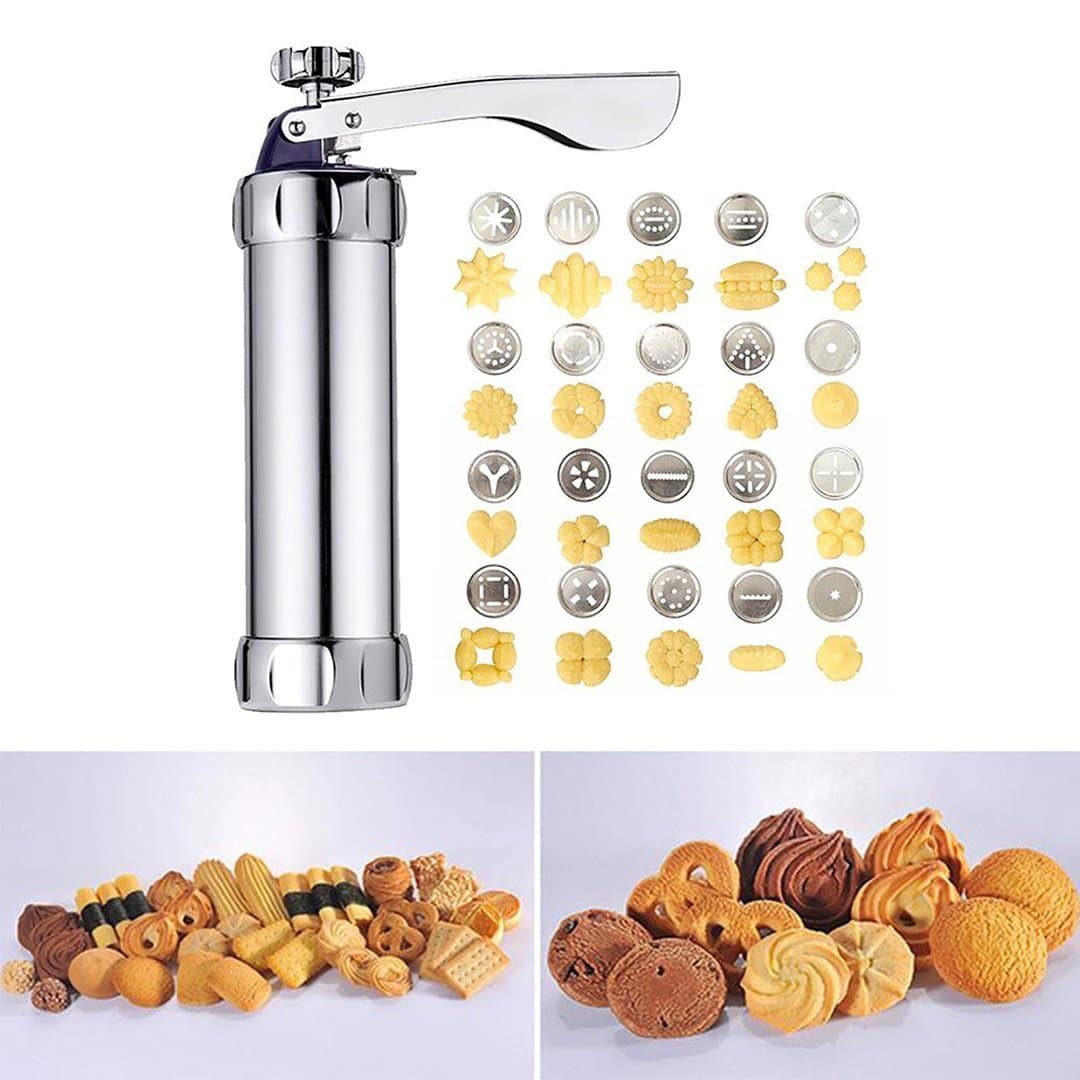 Stainless Steel Cookie Press 20 Shape Discs Baking Tool - Product detail 4