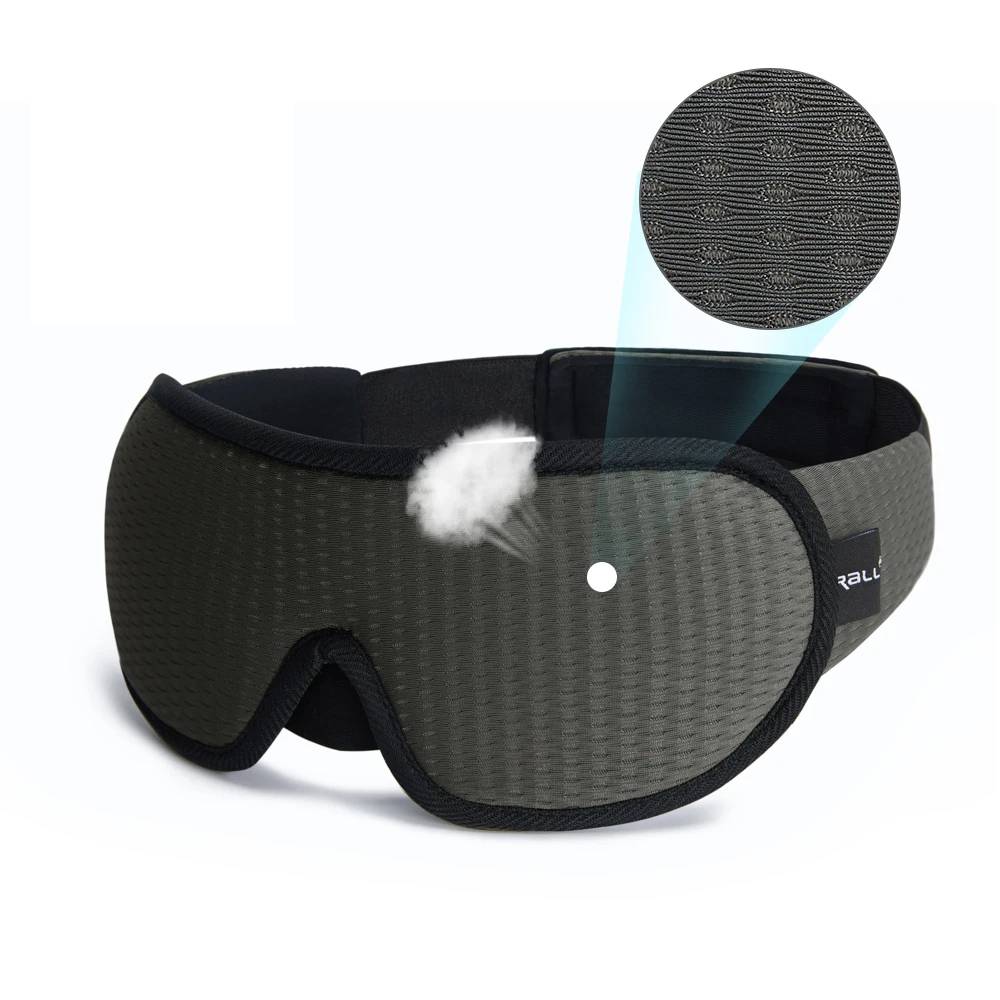 3D Memory Foam Sleep Mask  Contoured Light Blocking Design - Product detail 5