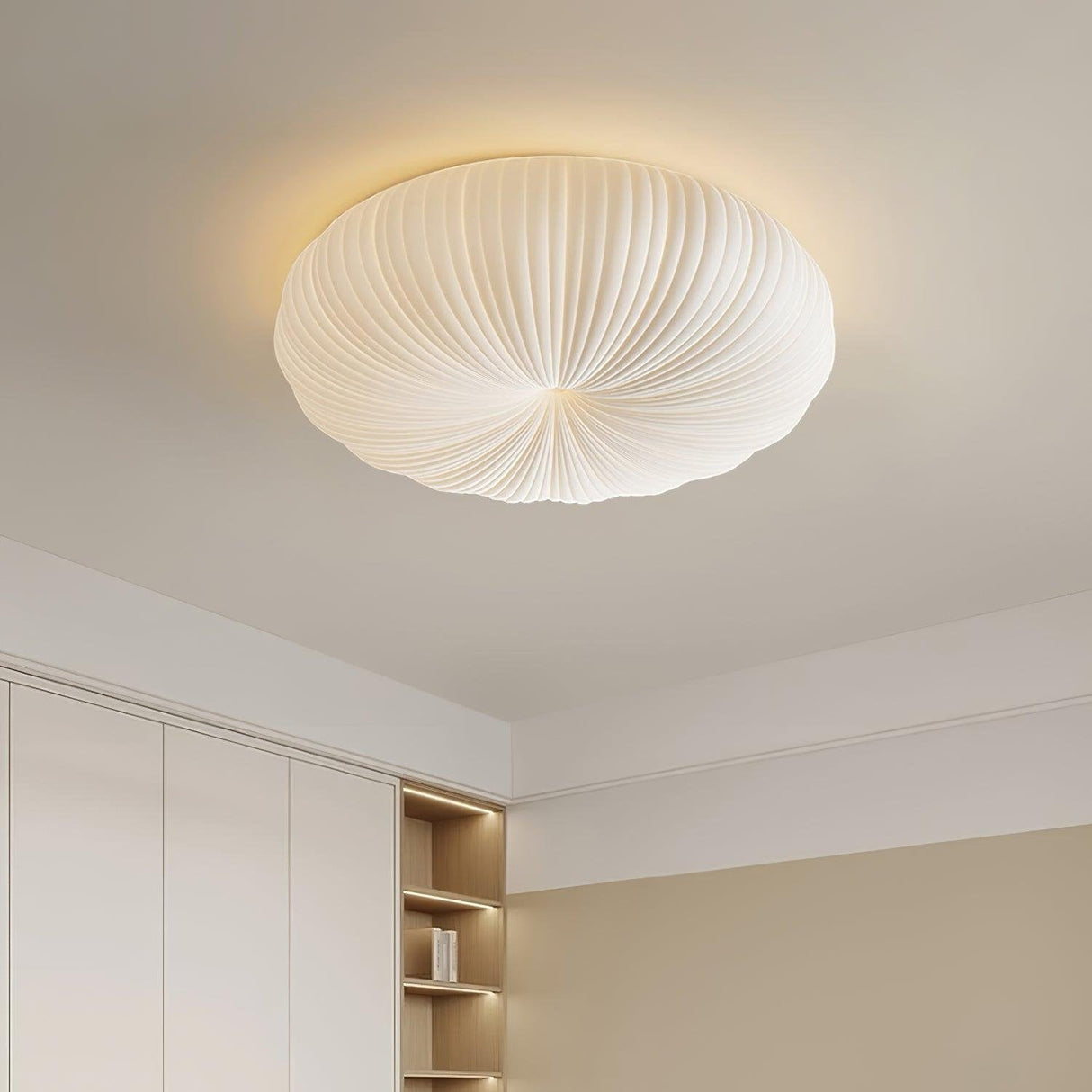 Modern Ceiling Light  Oval Ribbed Design With Smart Dimming - Product detail 5
