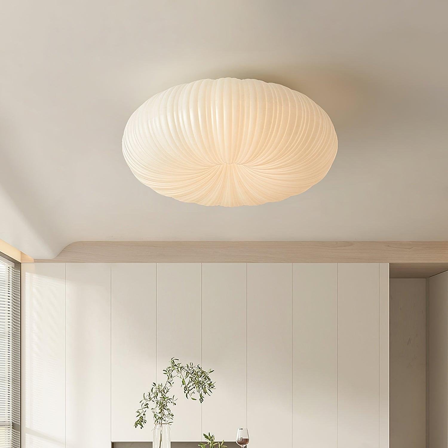 Modern Ceiling Light  Oval Ribbed Design With Smart Dimming - Product detail 8