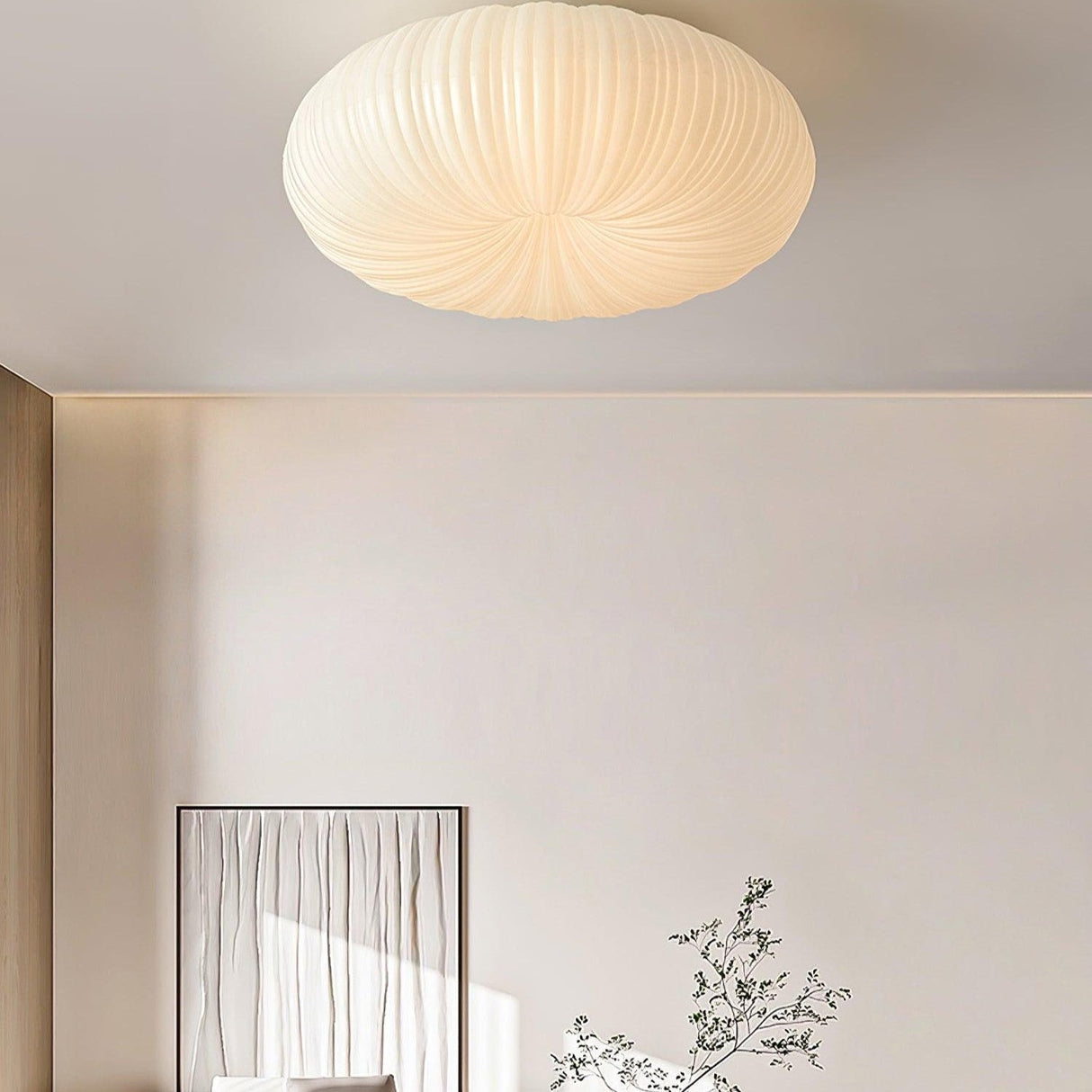 Modern Ceiling Light  Oval Ribbed Design With Smart Dimming - Product detail 9