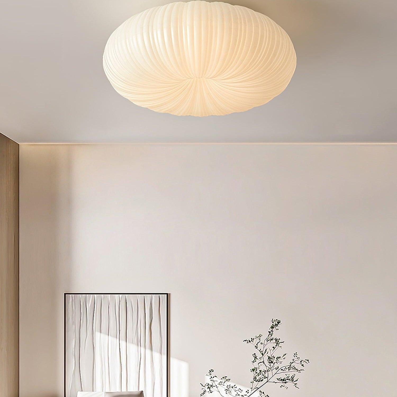 Modern Ceiling Light  Oval Ribbed Design With Smart Dimming - Product detail 9