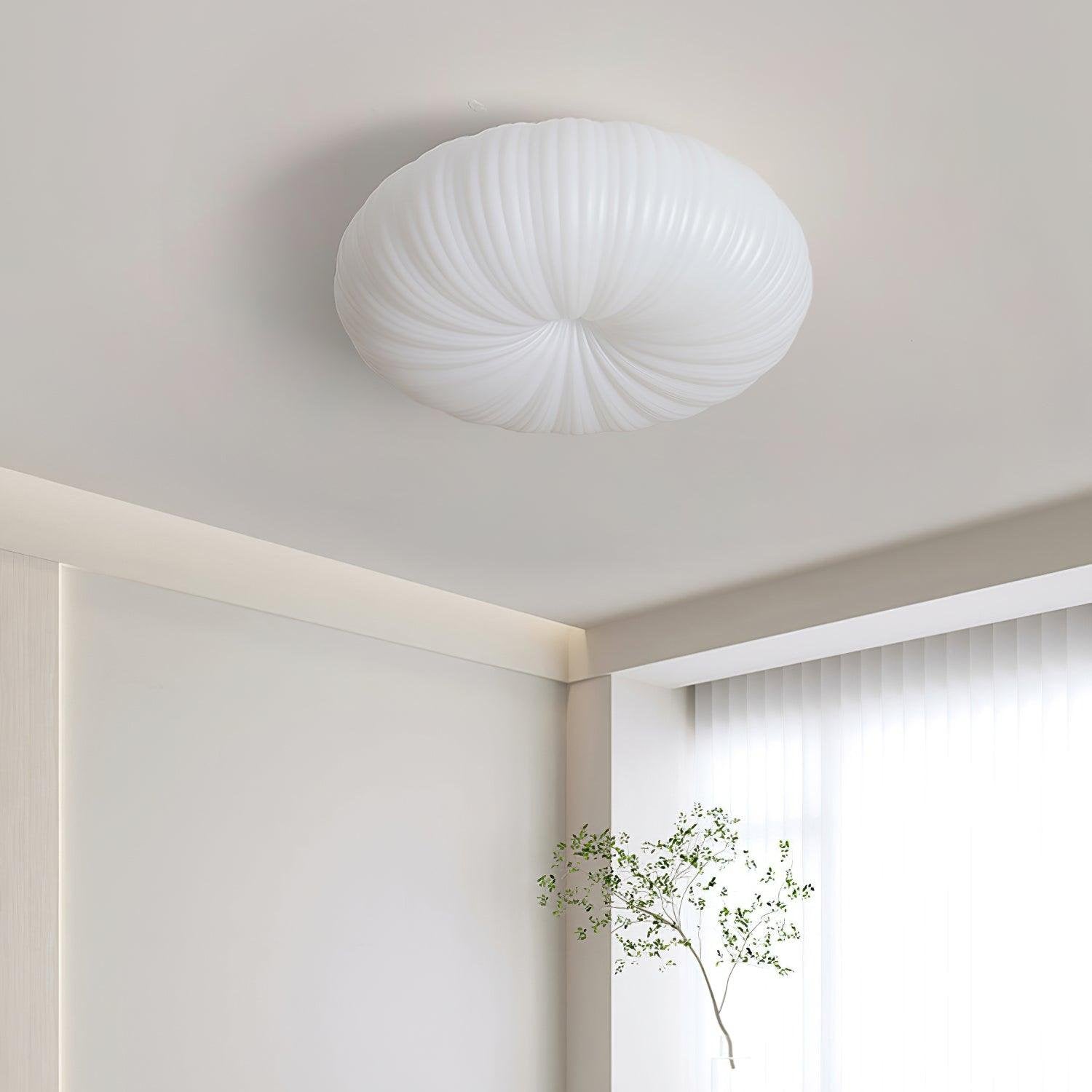 Modern Ceiling Light  Oval Ribbed Design With Smart Dimming - Product detail 4