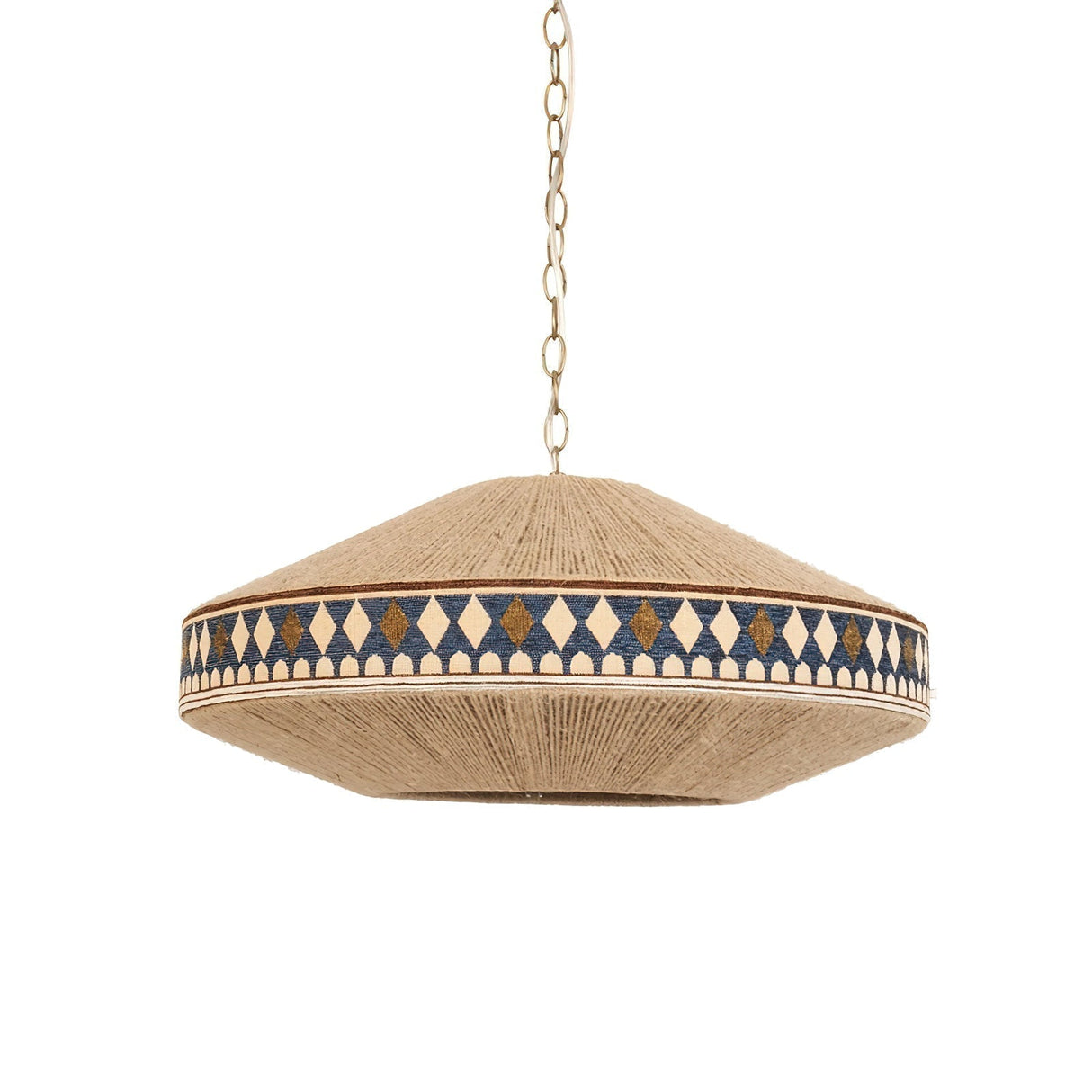 Bohemian Pendant Light Geometric Pattern with Fringe Detail - Product detail 24