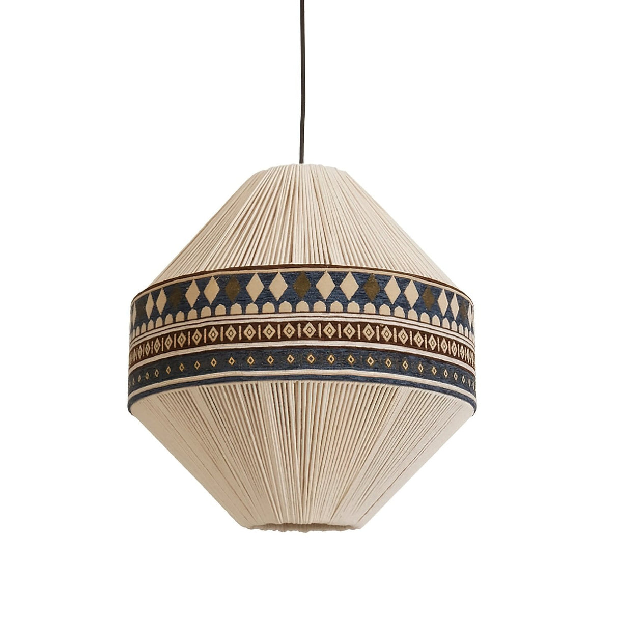 Bohemian Pendant Light Geometric Pattern with Fringe Detail - Product detail 23