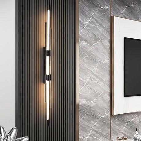 Modern LED Wall Light  Linear Gold Metal Design - Product detail 9
