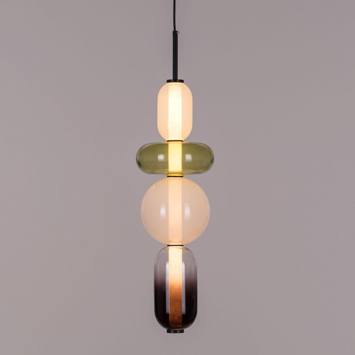 Modern Glass Pendant Light Stacked Bubble Design - Product detail 26