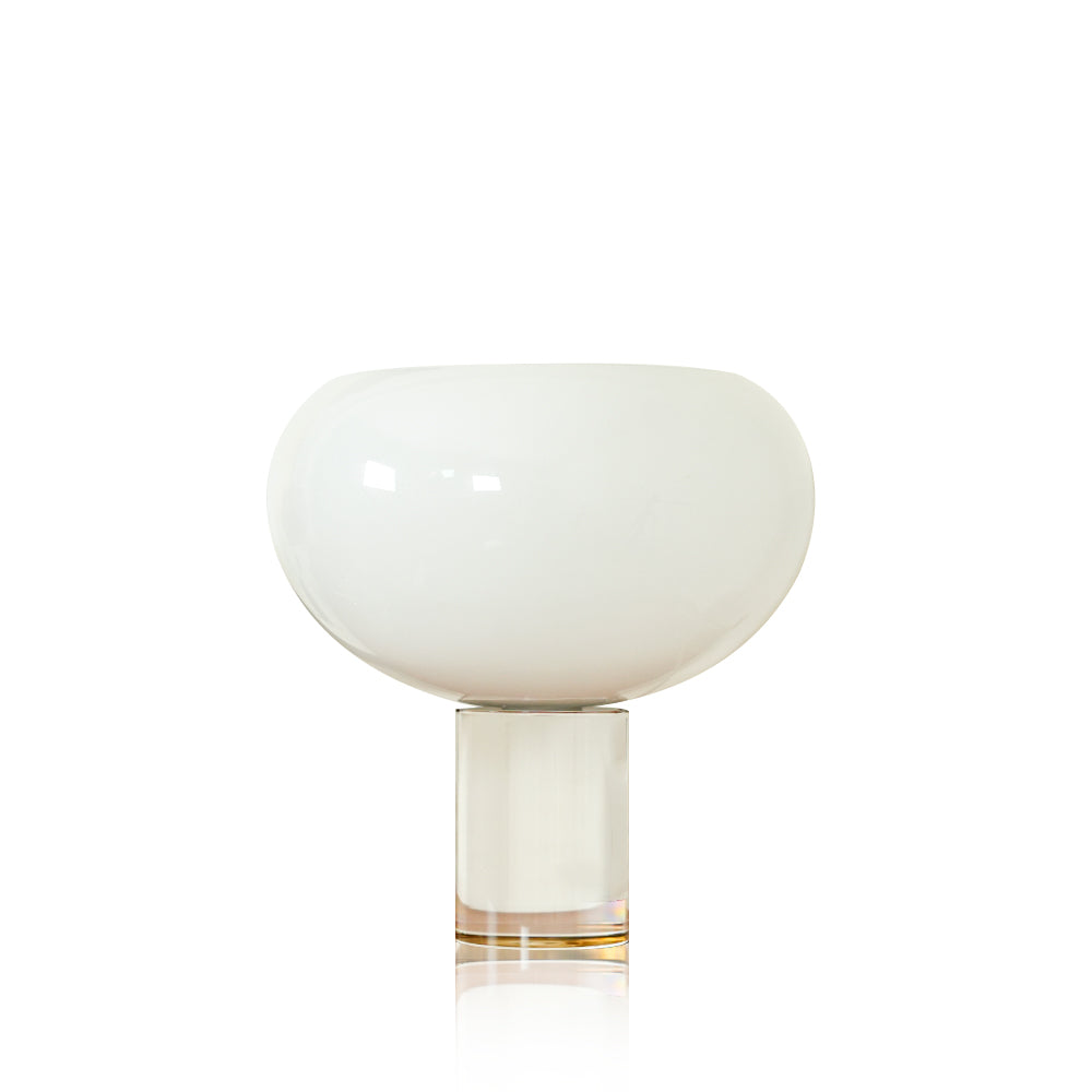 Modern Glass Table Lamp Round Dome Design - Product detail 12