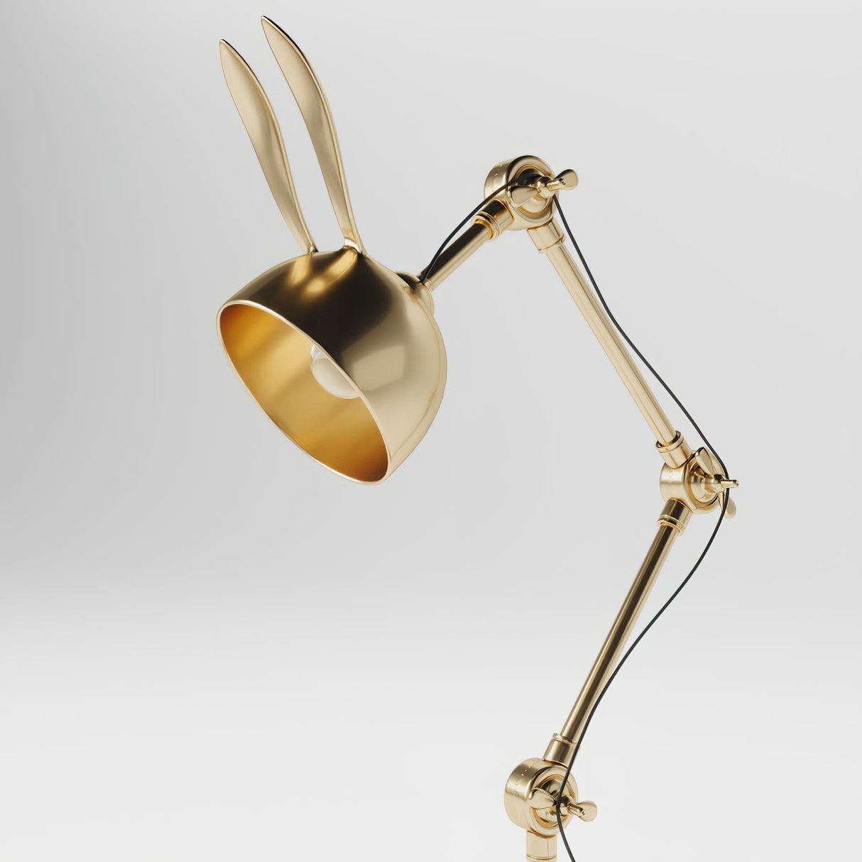 Modern Task Table Lamp Brass Rabbit Ear Design - Product detail 11
