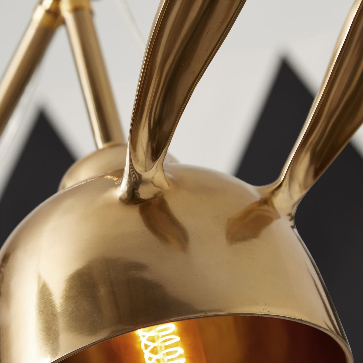 Modern Task Table Lamp Brass Rabbit Ear Design - Product detail 12