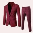 Modern Slim Fit Suit  Premium Burgundy Two-Piece Design - Product detail 7