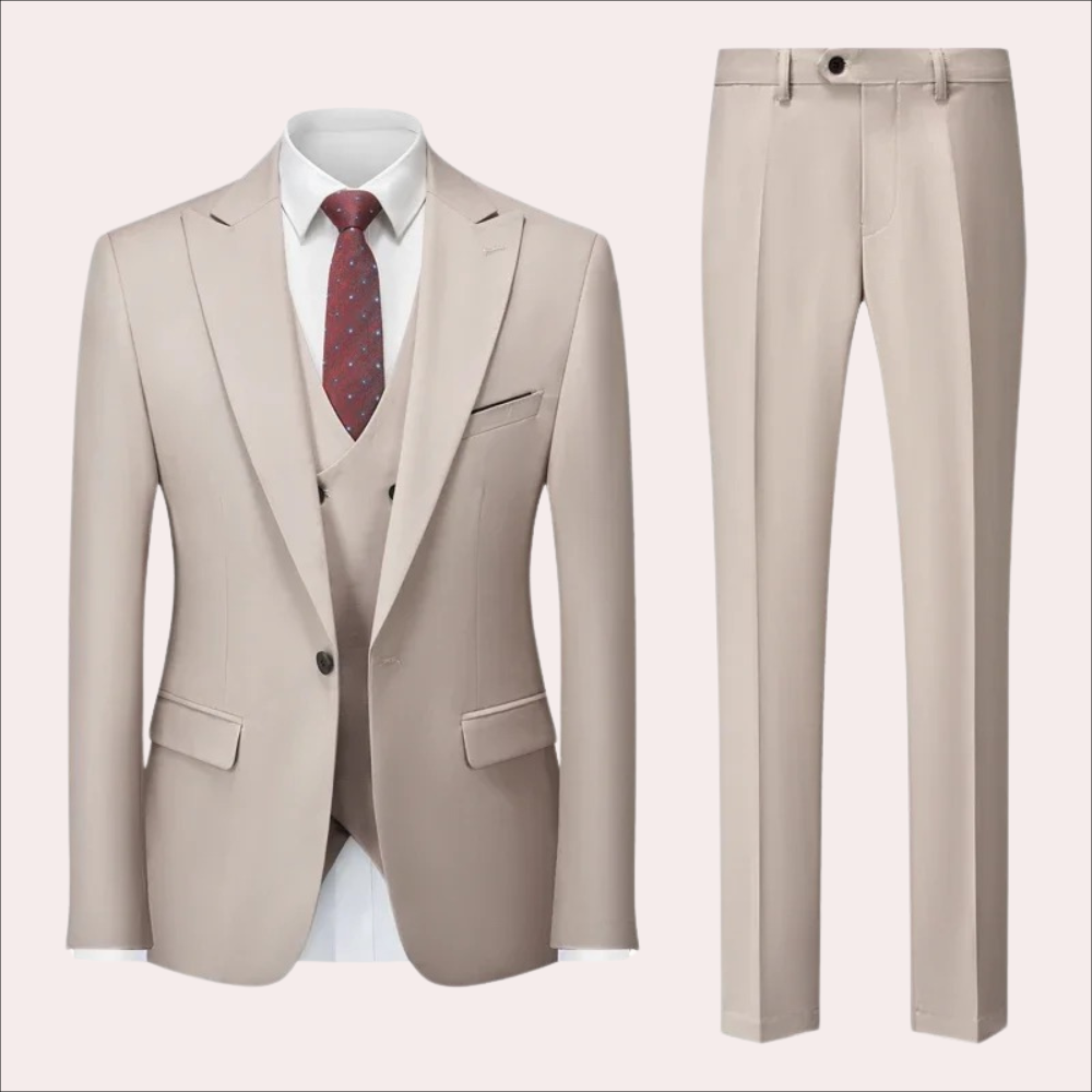 Business Casual Suit Set Premium Acetate Two-Piece Design - Product detail 8