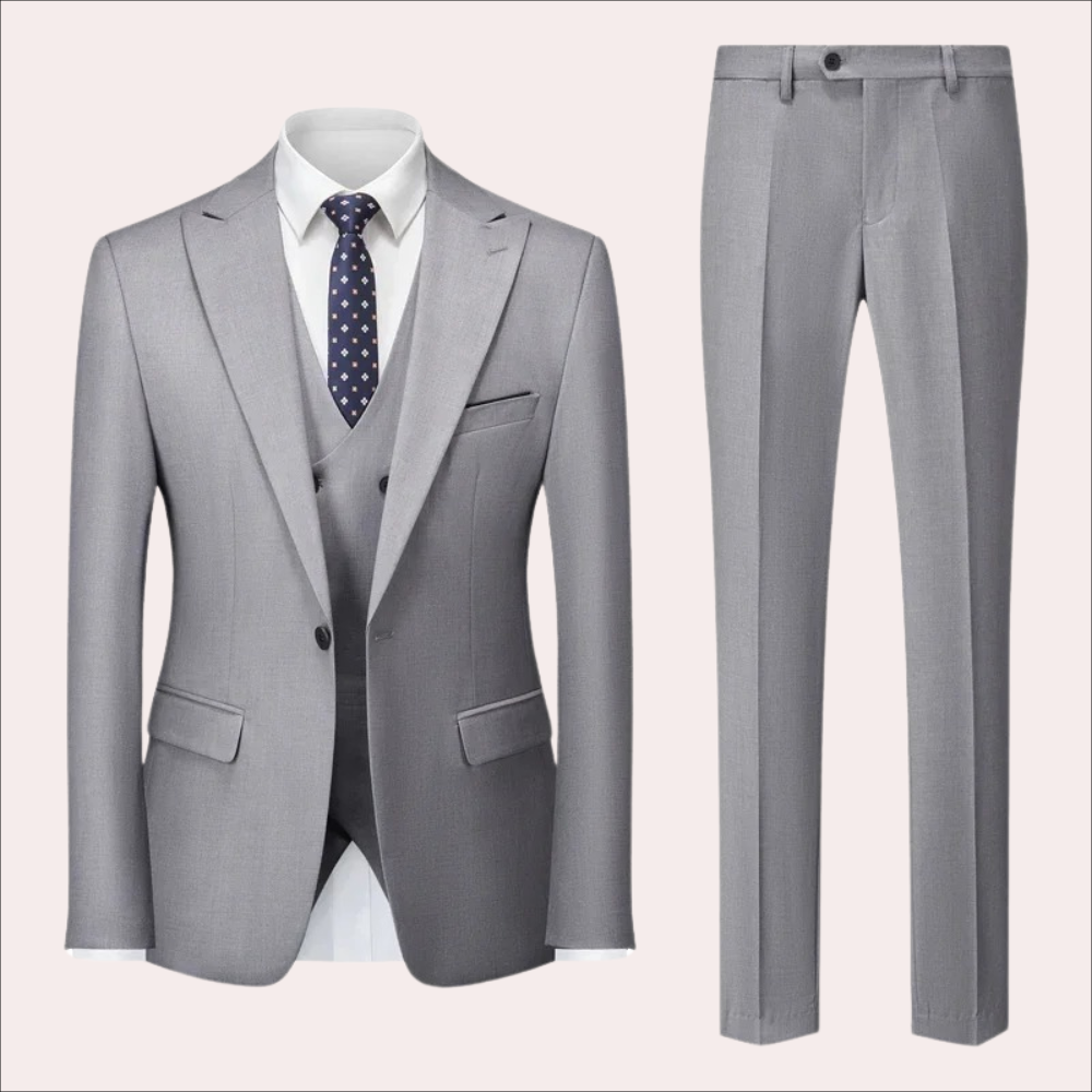 Business Casual Suit Set Premium Acetate Two-Piece Design - Product detail 10