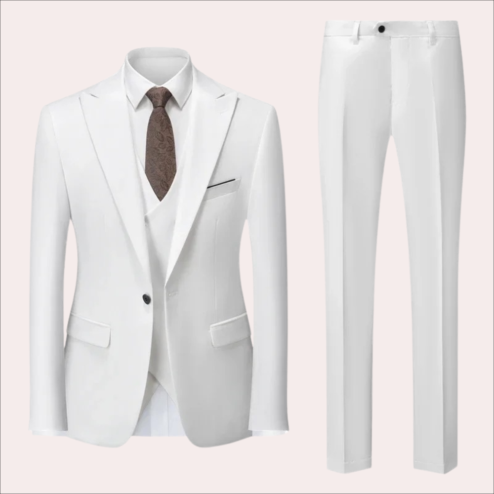 Business Casual Suit Set Premium Acetate Two-Piece Design - Product detail 12