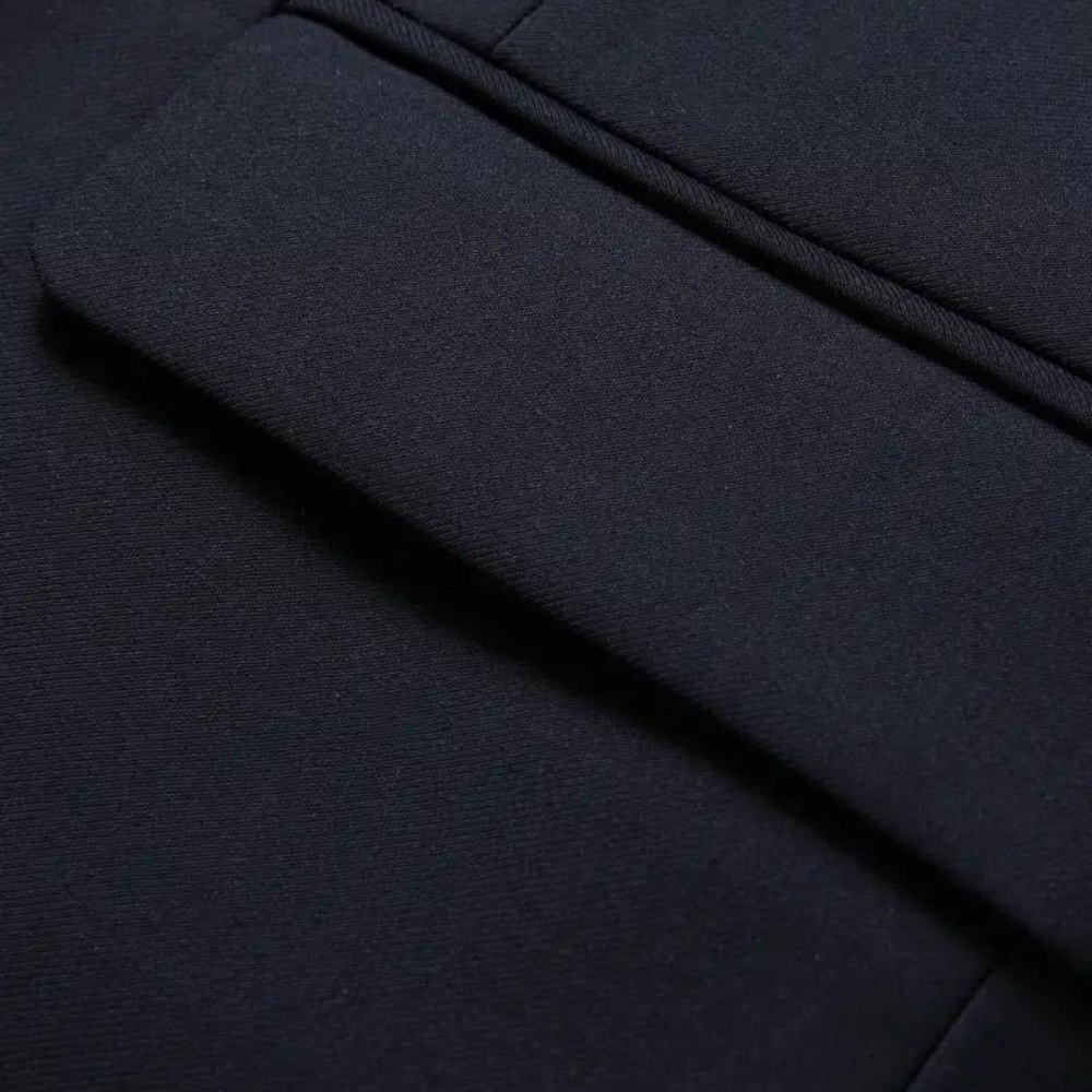 Classic Mens Suit  Tailored Two-Piece Black Business Attire - Product example