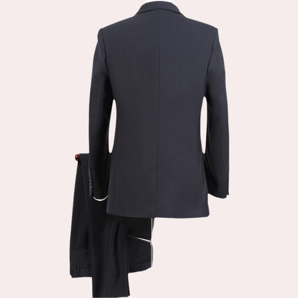 Classic Mens Suit Set Tailored Two-Piece Design - Detailed view