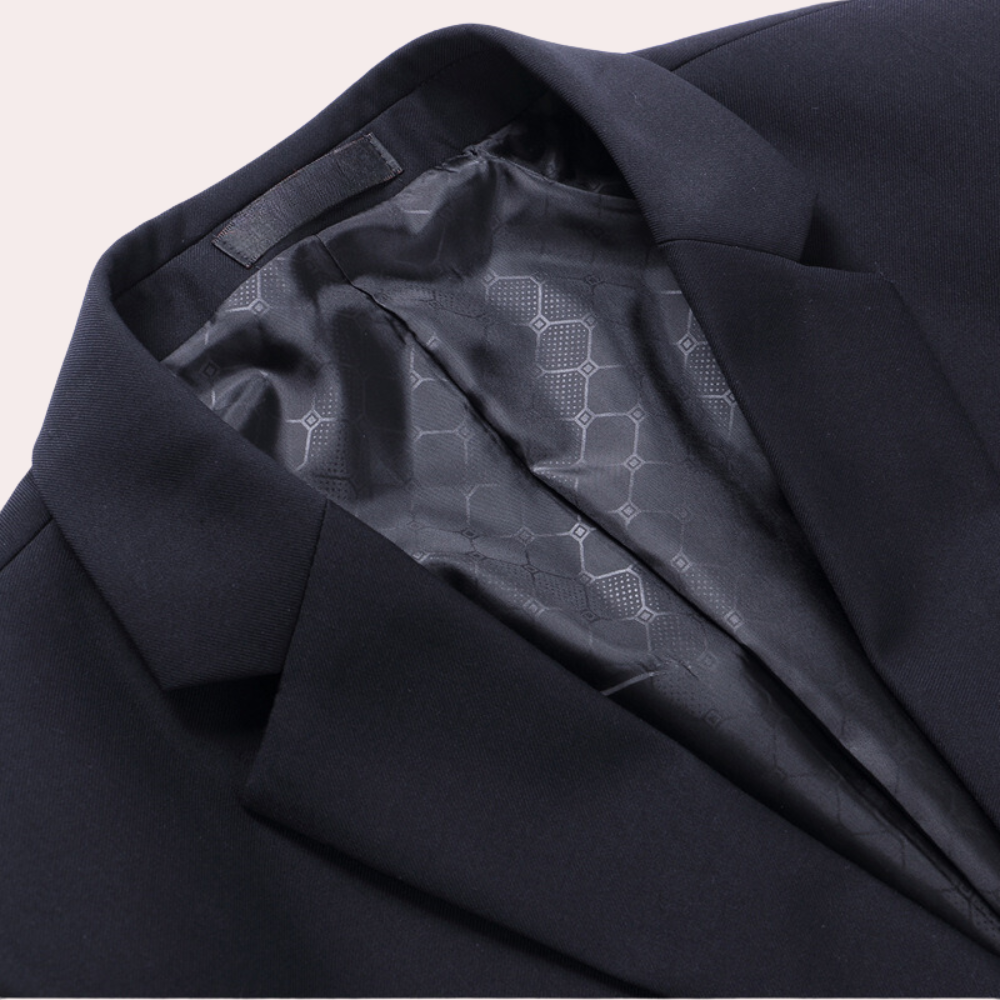 Classic Mens Suit Set Tailored Two-Piece Design - Product detail 4