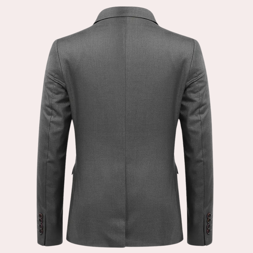 Classic Three Piece Suit Navy Business Formal Set - Product detail 5