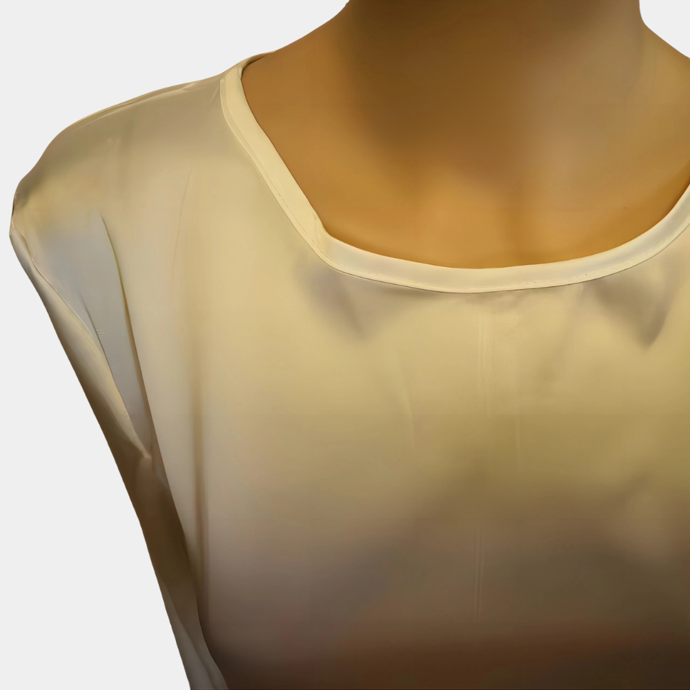 Satin Evening Maxi Dress Bell Sleeve Design - Product detail 6