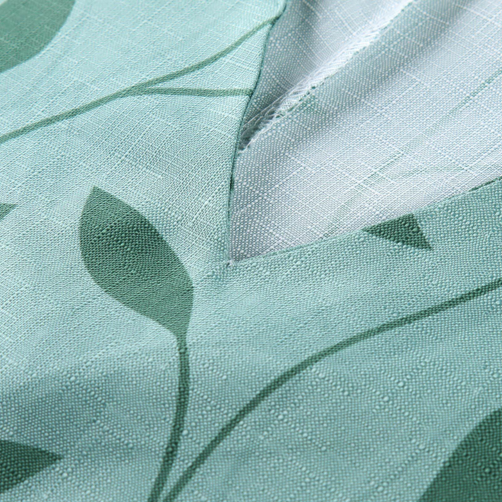 Botanical Print Summer Dress V-Neck Leaf Pattern Design - Product detail 5