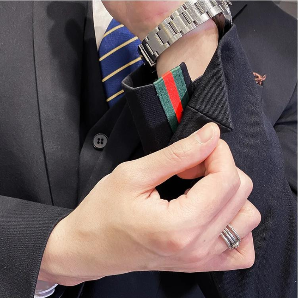 Classic Three Piece Suit Premium Black Business Attire - Product detail 5