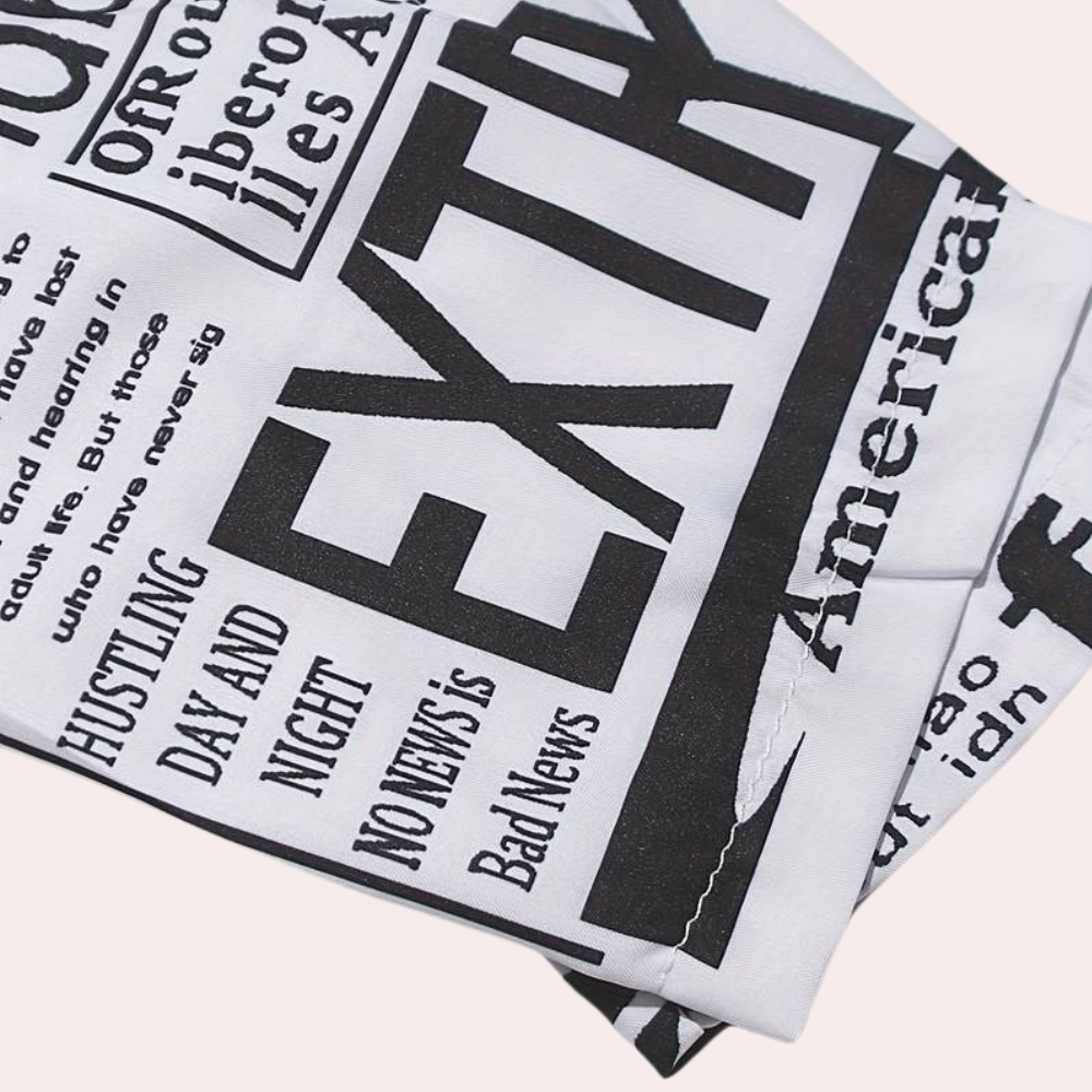 Botanical Maxi Dress Navy Fan Palm Print - Product detail 5