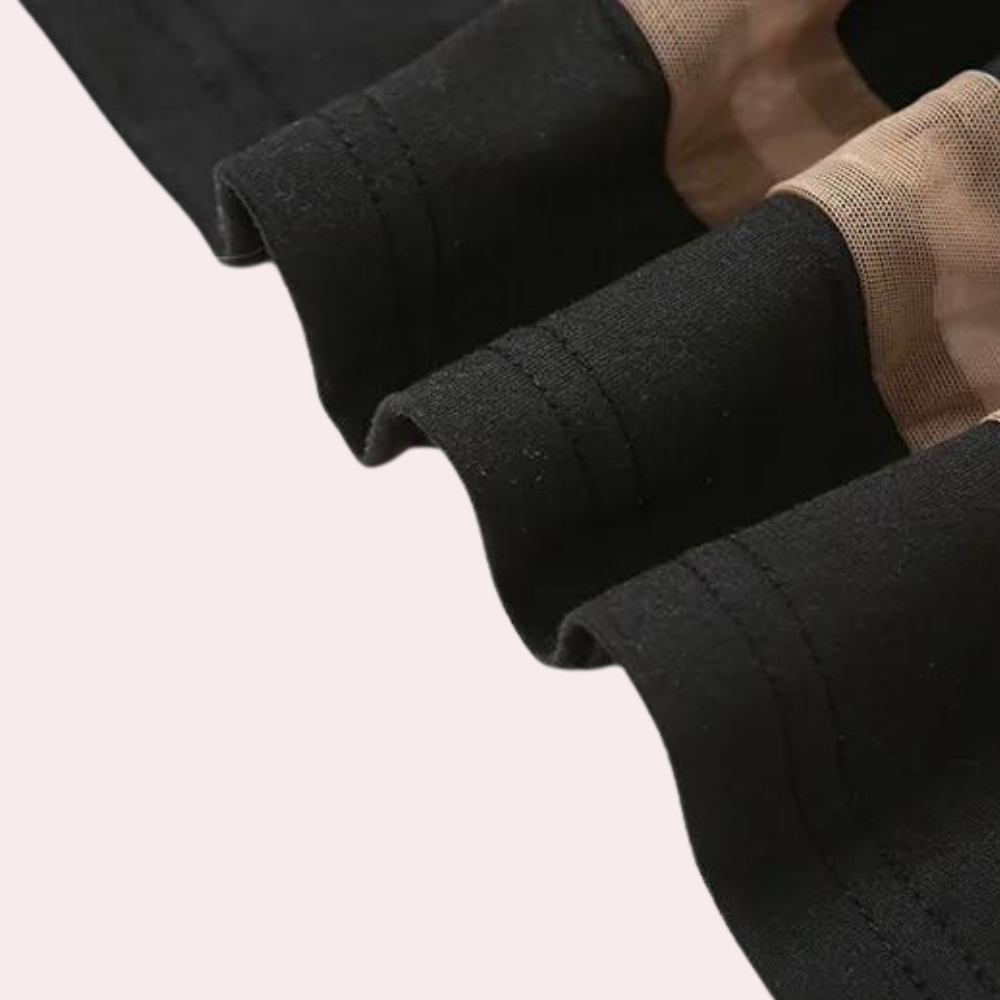 Modern Bodycon Dress White Mesh Cut-Out Design - Product detail 5