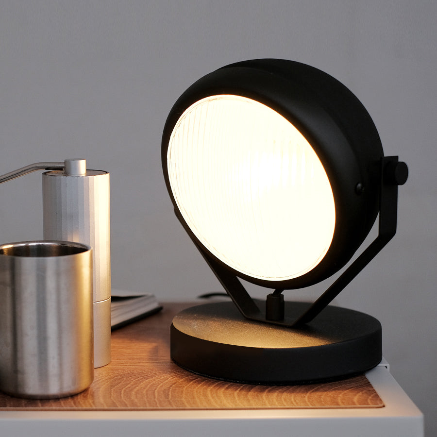 Industrial Table Lamp Chrome Glass Metal Design - Product detail 11