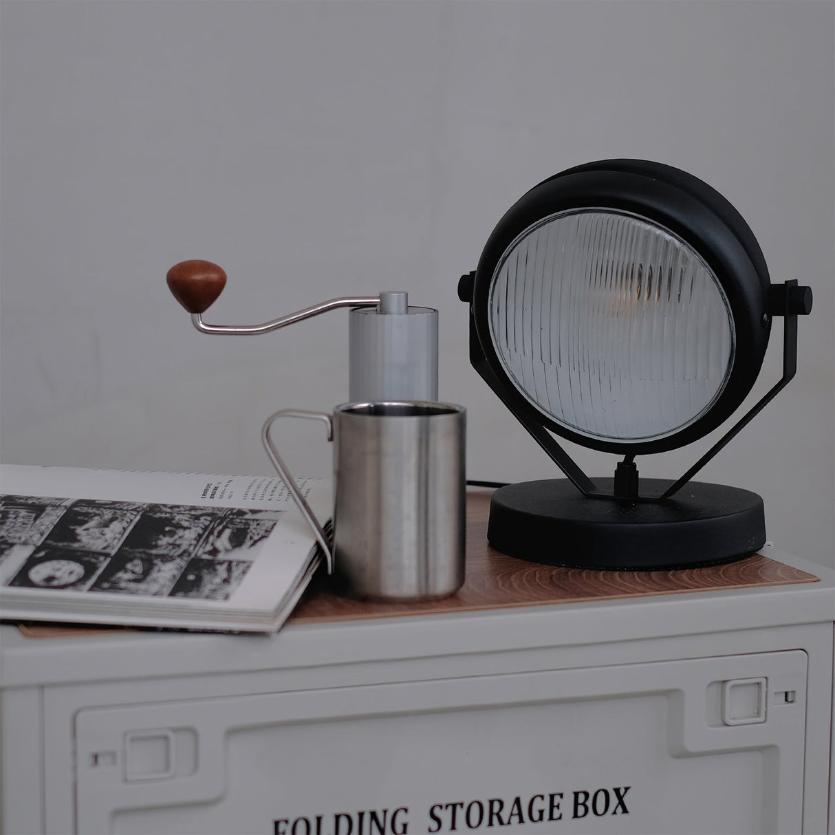 Industrial Table Lamp Chrome Glass Metal Design - Product detail 7