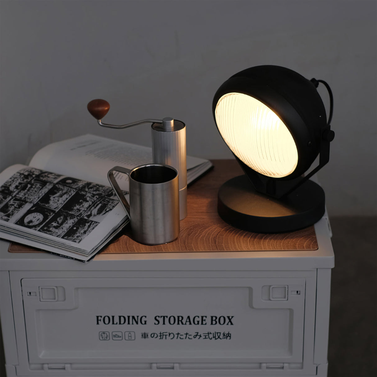 Industrial Table Lamp Chrome Glass Metal Design - Product detail 10