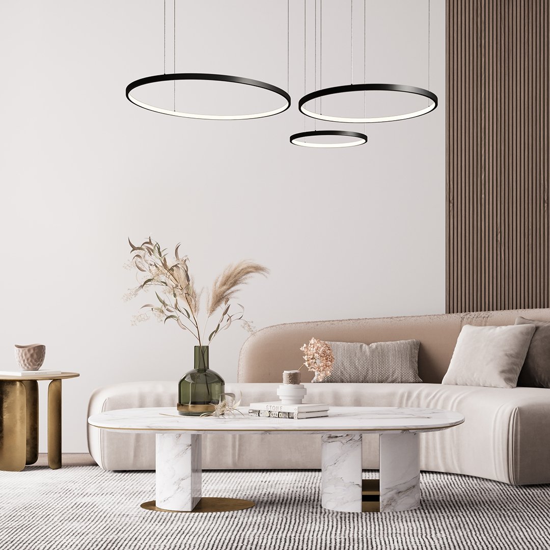 Modern LED Ring Pendant Light  Minimalist Nordic Ceiling Lamp - Product detail 7