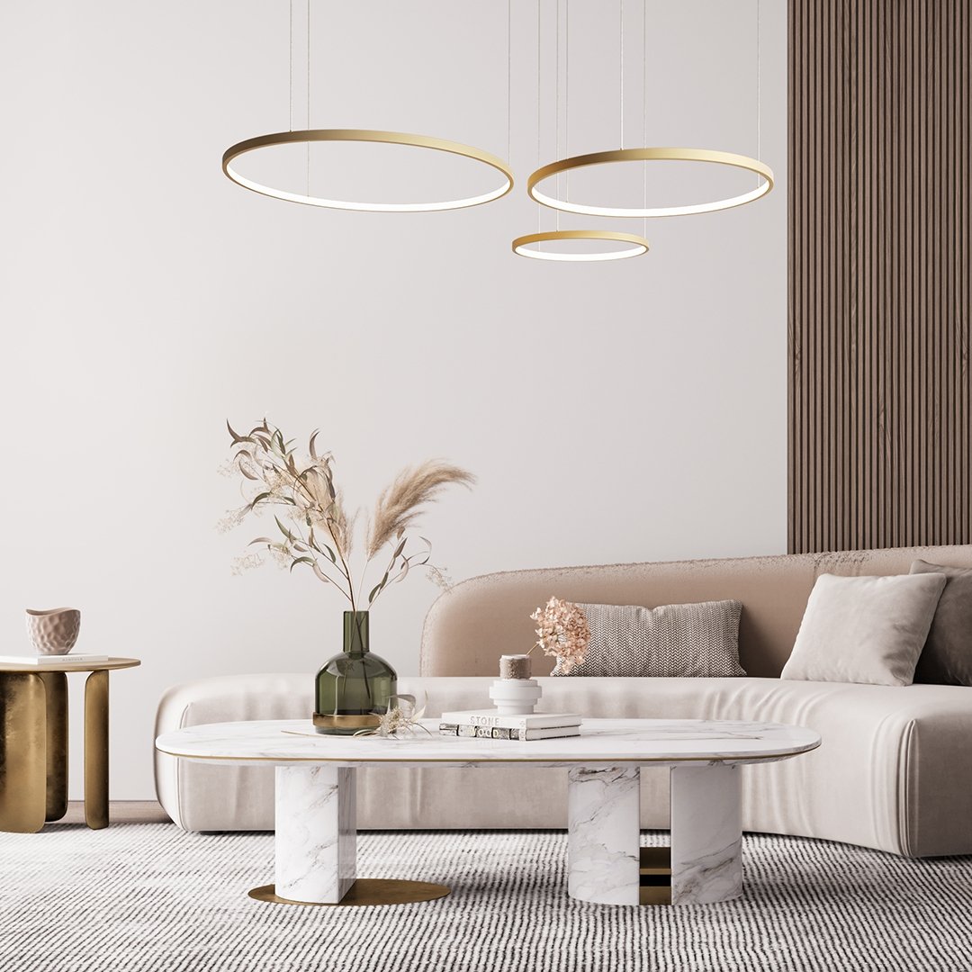 Modern LED Ring Pendant Light  Minimalist Nordic Ceiling Lamp - Product detail 6