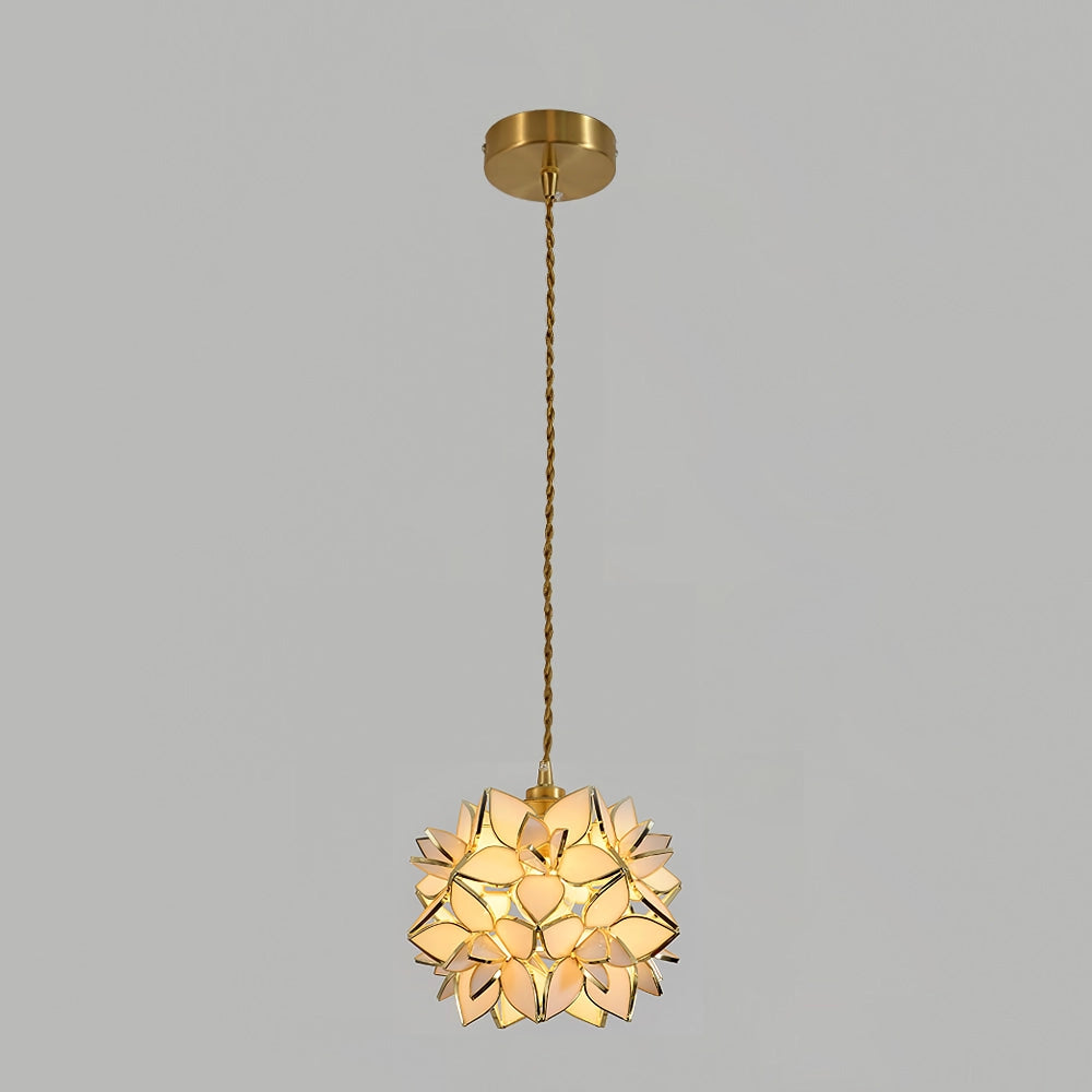 Modern Floral Pendant Light Geometric Petal Design - Product detail 12