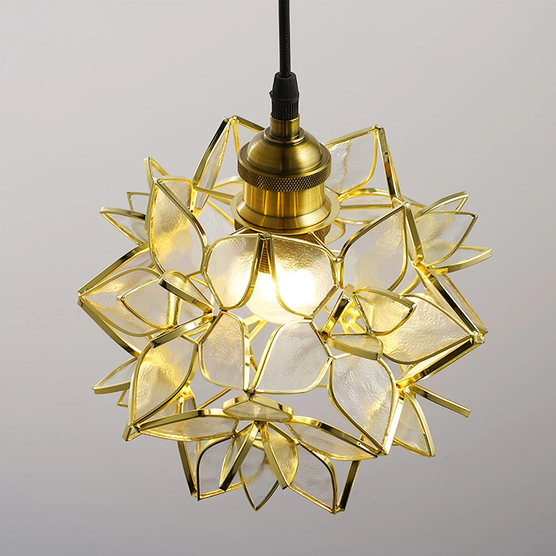Modern Floral Pendant Light Geometric Petal Design - Product detail 6