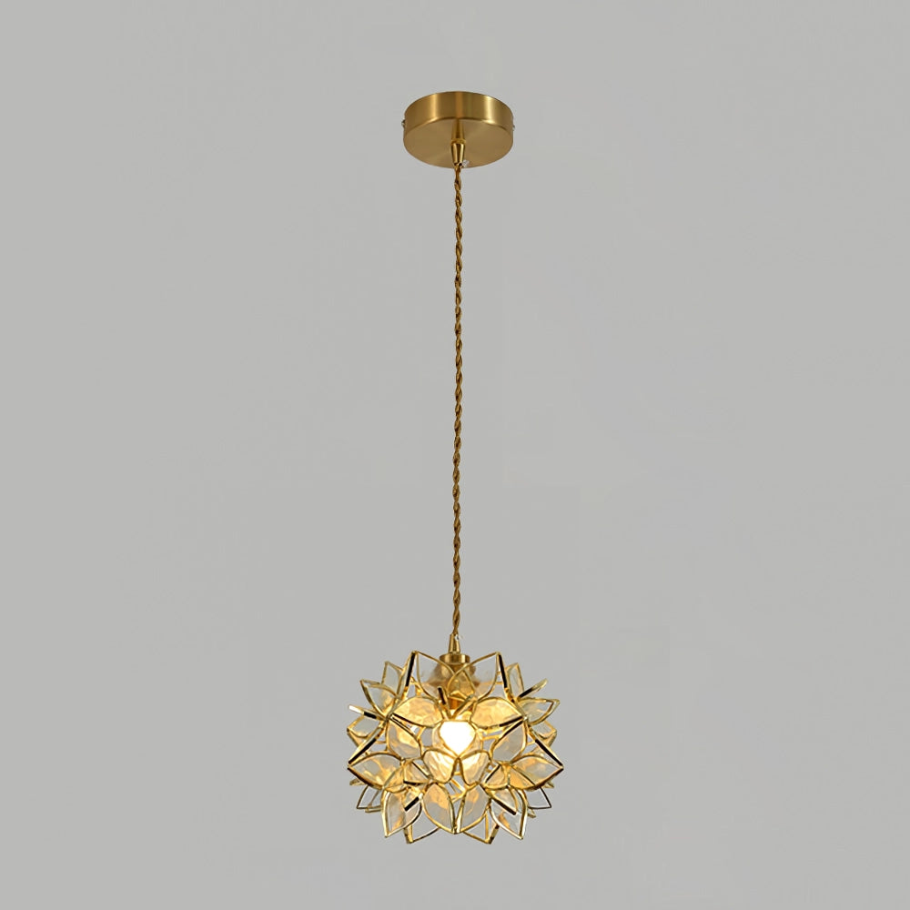 Modern Floral Pendant Light Geometric Petal Design - Product detail 11