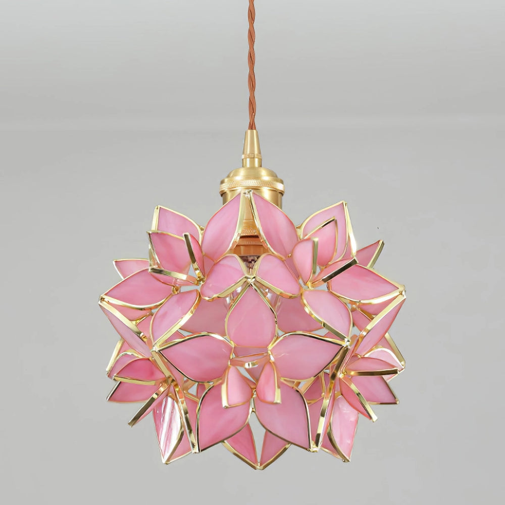 Modern Floral Pendant Light Geometric Petal Design - Product detail 13