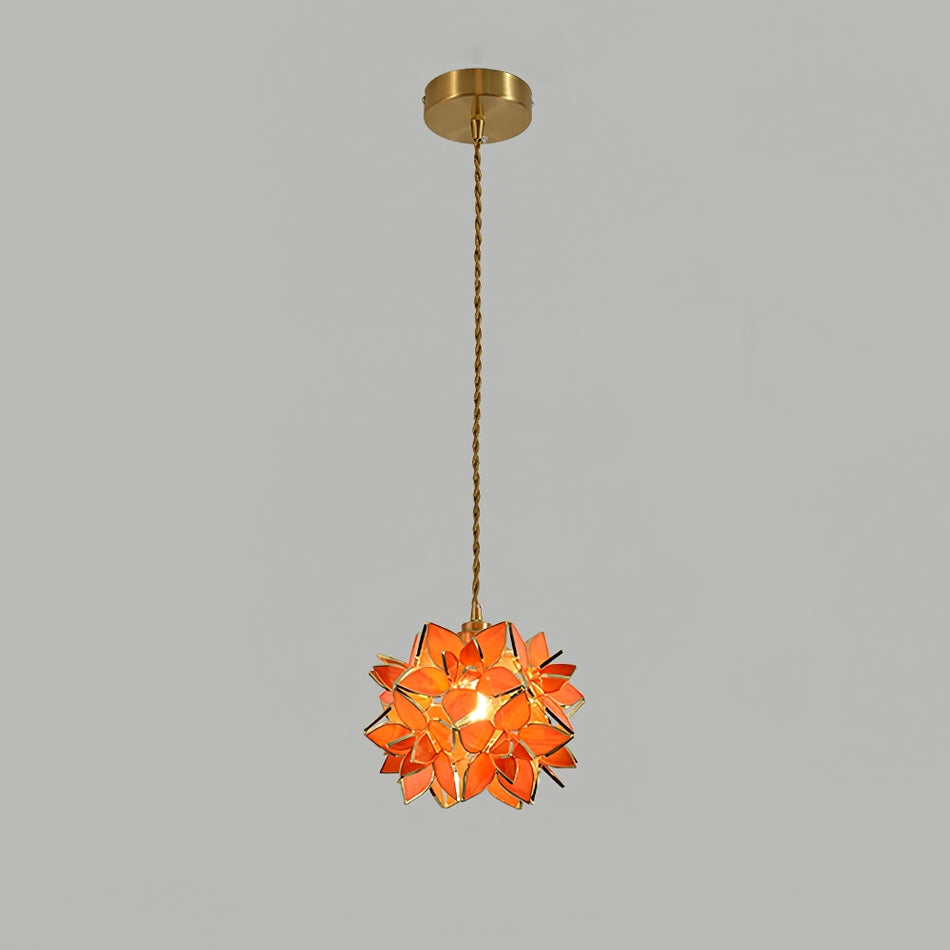 Modern Floral Pendant Light Geometric Petal Design - Product detail 14