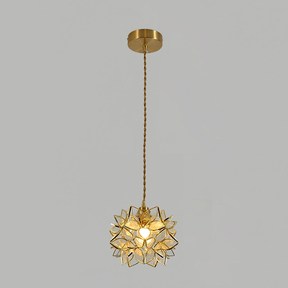 Modern Floral Pendant Light Geometric Petal Design - Product detail 10