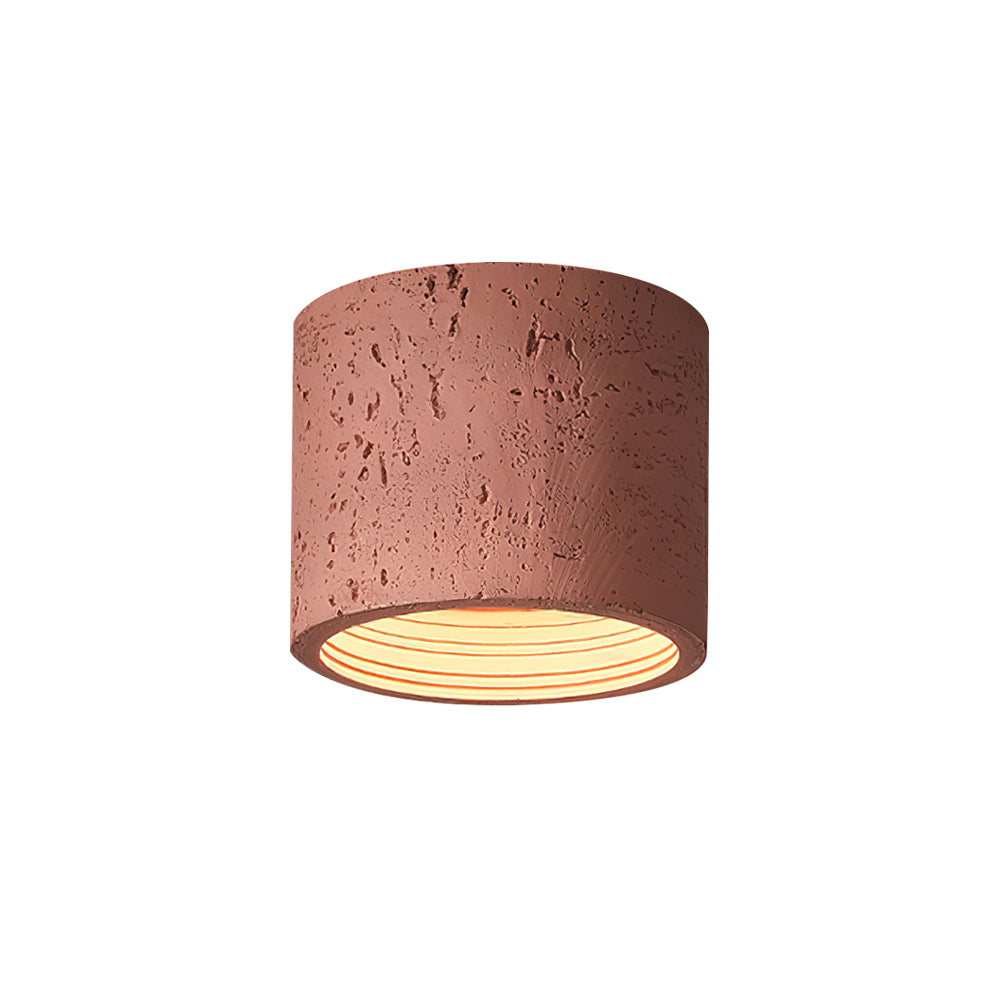 Modern Ceiling Light Textured Cylindrical Design - Product detail 17
